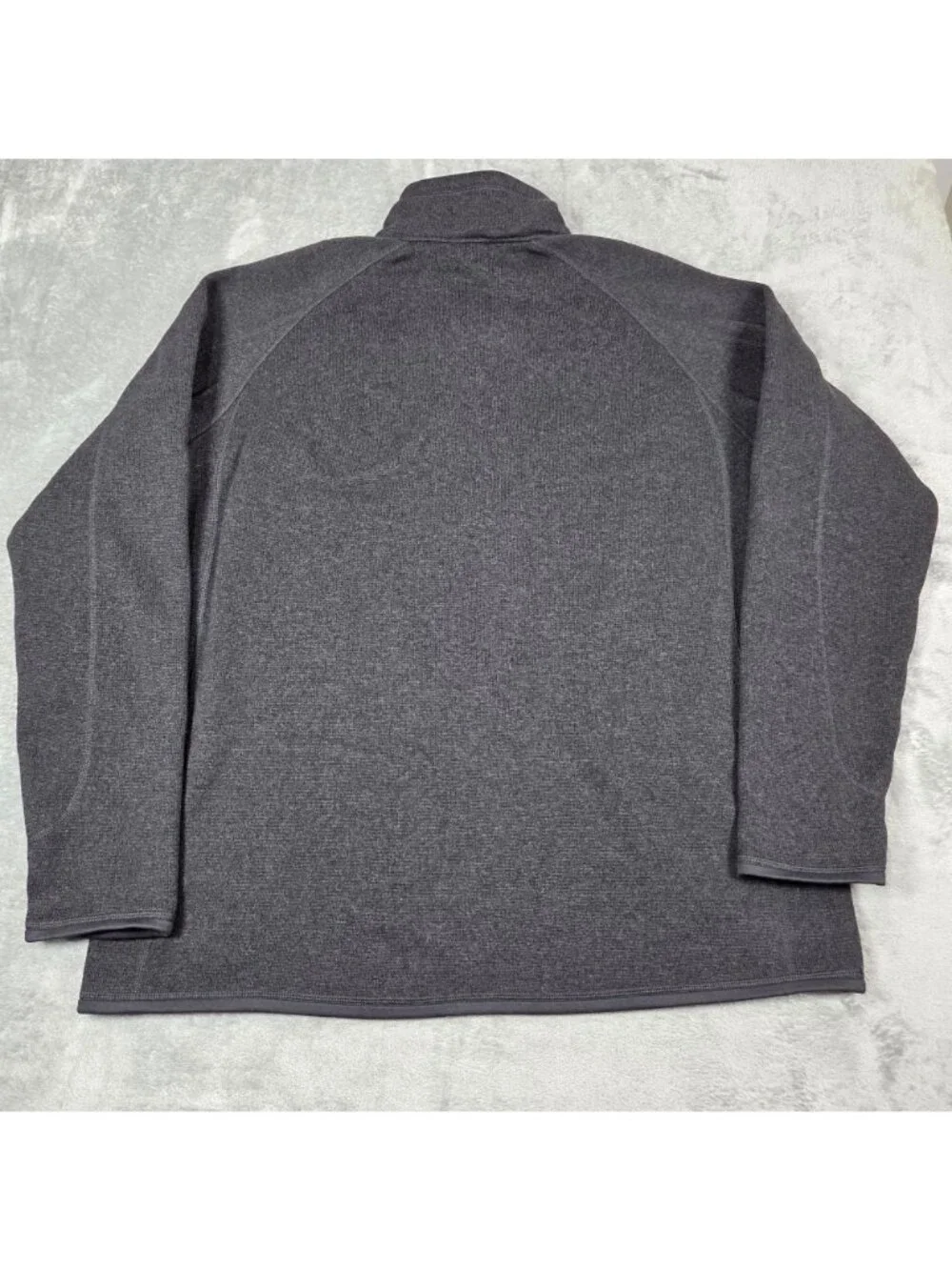 Patagonia Better Sweater Mens XXL Black 1/4 Zip Fleece Lined Corporate Logo